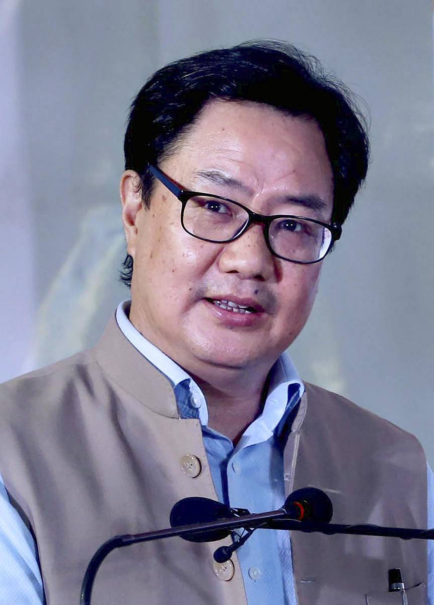 ಕಿರಣ್ ರಿಜಿಜು– ಪಿಟಿಐ ಚಿತ್ರ