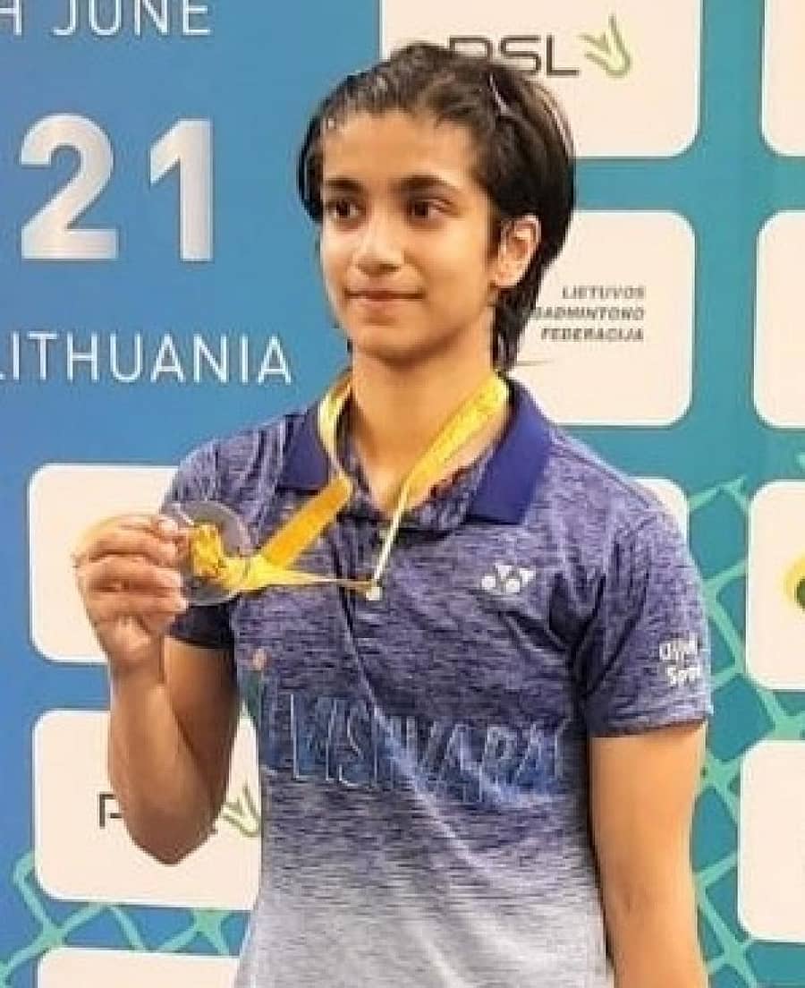 ಮಾಳವಿಕಾ ಬಾನ್ಸೋದ್– ಭಾರತ ಬ್ಯಾಡ್ಮಿಂಟನ್ ಸಂಸ್ಥೆಯ ಮೀಡಿಯಾ ಟ್ವಿಟರ್ ಚಿತ್ರ