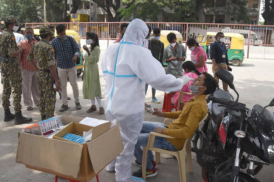 ಕೊರೊನಾ ವೈರಸ್‌ ಸೋಂಕು ಪರೀಕ್ಷೆ–ಸಾಂದರ್ಭಿಕ ಚಿತ್ರ