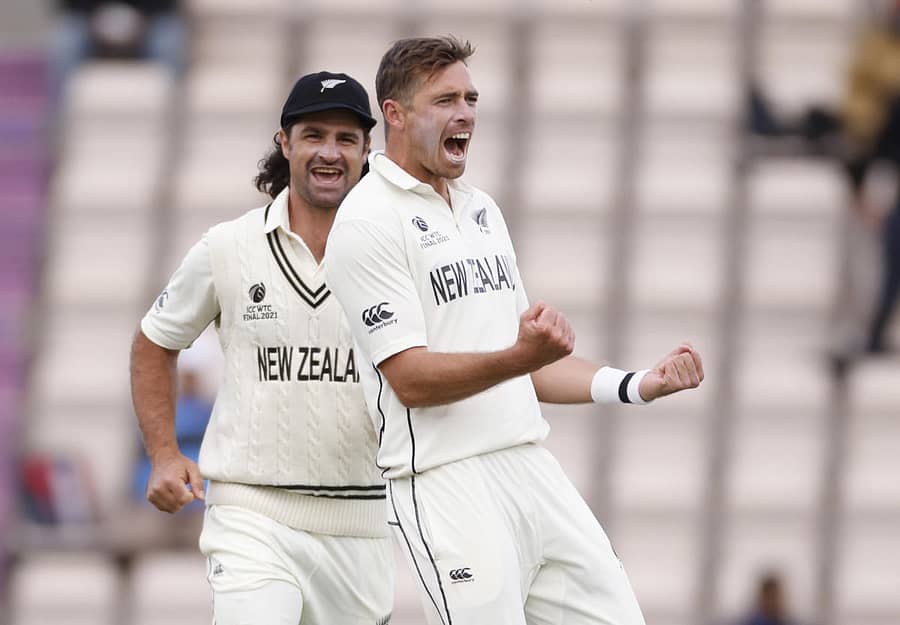 ನ್ಯೂಜಿಲೆಂಡ್‌ನ ಟಿಮ್ ಸೌಥಿ ಸಂಭ್ರಮ