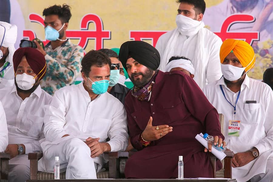 ಸಭೆಯೊಂದರಲ್ಲಿ ಕಾಂಗ್ರೆಸ್‌ ಮುಖಂಡ ರಾಹುಲ್‌ ಗಾಂಧಿ ಮತ್ತು ನವಜೋತ್‌ ಸಿಂಗ್‌ ಸಿಧು–ಸಾಂದರ್ಭಿಕ ಚಿತ್ರ