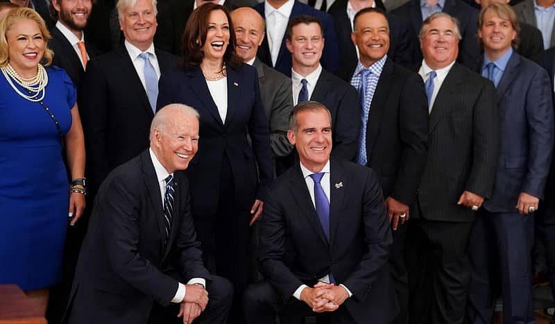 ಅಮೆರಿಕ ಅಧ್ಯಕ್ಷರೊಂದಿಗೆ ಎರಿಕ್ ಗಾರ್ಸೆಟ್ಟಿ