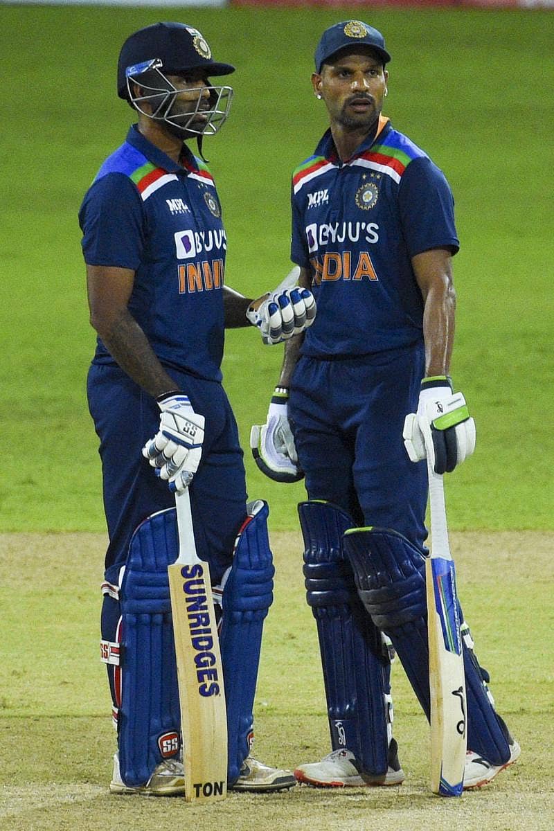 ಸೂರ್ಯಕುಮಾರ್ ಯಾದವ್ ಮತ್ತು ಶಿಖರ್‌ ಧವನ್– ಎಎಫ್‌ಪಿ ಚಿತ್ರ