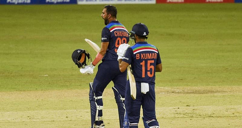 ದೀಪಕ್ ಚಾಹರ್ ಹಾಗೂ ಭುವನೇಶ್ವರ್ ಕುಮಾರ್