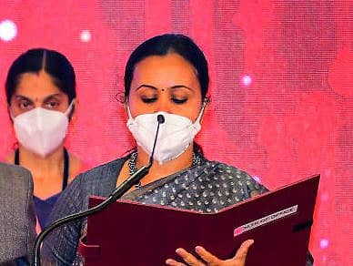 ಕೇರಳ ಆರೋಗ್ಯ ಸಚಿವೆ ವೀಣಾ ಜಾರ್ಜ್