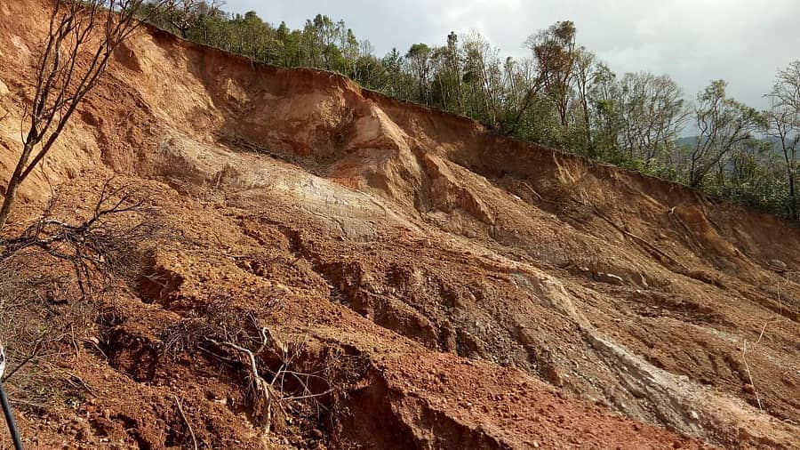 ಕೊಡಗಿನಲ್ಲಿ ಭೂಕುಸಿತದಿಂದ ಸರ್ವನಾಶವಾಗಿದ್ದ ಕೃಷಿ ಜಮೀನು (ಸಂಗ್ರಹ ಚಿತ್ರ)