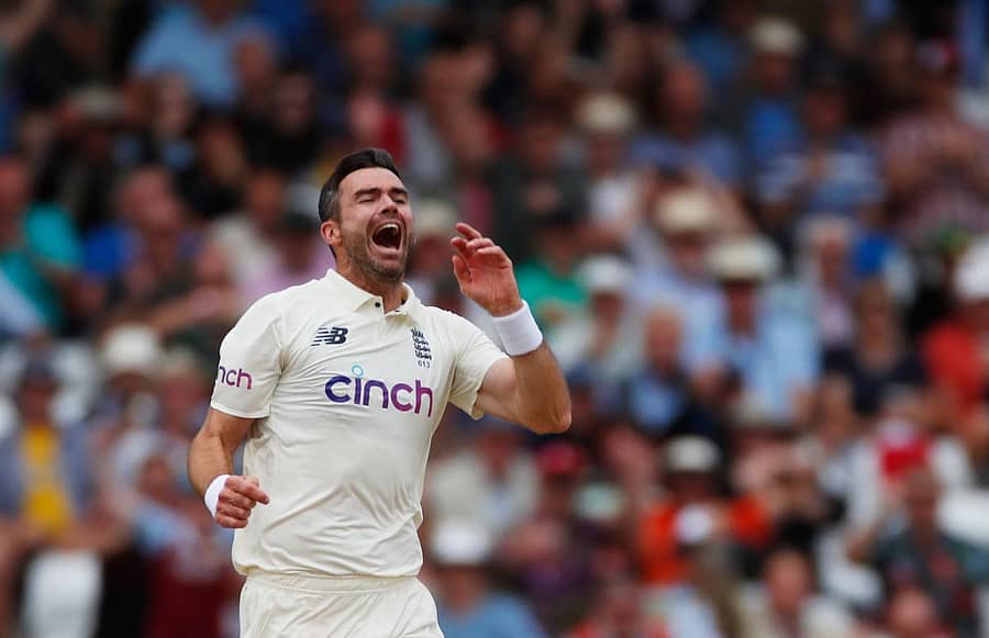 ವಿರಾಟ್ ಕೊಹ್ಲಿ ವಿಕೆಟ್ ಪಡೆದ ಸಂಭ್ರಮದಲ್ಲಿ ಜೇಮ್ಸ್ ಅಂಡರ್ಸನ್: ರಾಯಿಟರ್ಸ್ ಚಿತ್ರ