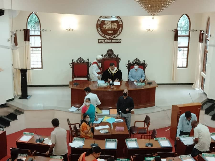 ಮೈಸೂರು ಮಹಾನಗರ ಪಾಲಿಕೆಯ ಕೌನ್ಸಿಲ್ ಸಭೆ