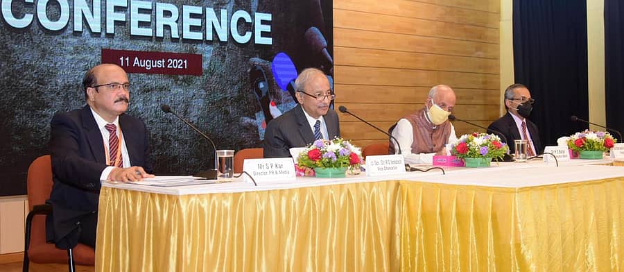 ಬುಧವಾರ ಮಾಹೆ ವಿಶ್ವವಿದ್ಯಾಲಯದ ಸಭಾಂಗಣದಲ್ಲಿ ಸುದ್ದಿಗೋಷ್ಠಿಯ ನಡೆಯಿತು.