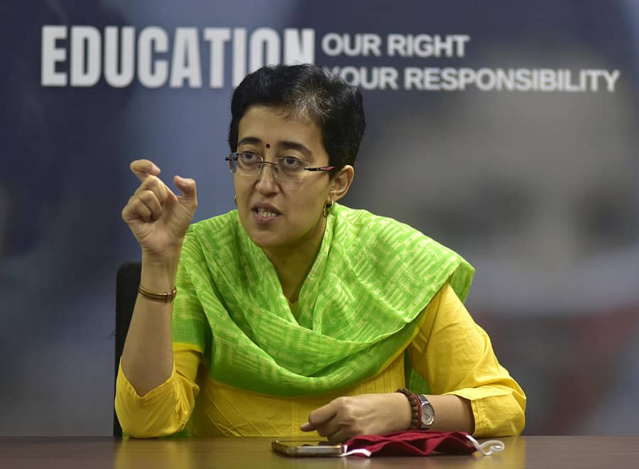 ದೆಹಲಿ ಶಾಸಕಿ ಅತಿಶಿ ಮರ್ಲೆನಾ -ಪ್ರಜಾವಾಣಿ ಚಿತ್ರ:ಪ್ರಶಾಂತ್ ಎಚ್.ಜಿ.