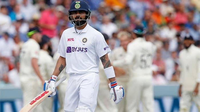 ನಾಯಕ ವಿರಾಟ್‌ ಕೊಹ್ಲಿ 20 ರನ್ ಗಳಿಸಿ ಔಟಾಗಿದ್ದಾರೆ – ಎಎಫ್‌ಪಿ ಚಿತ್ರ