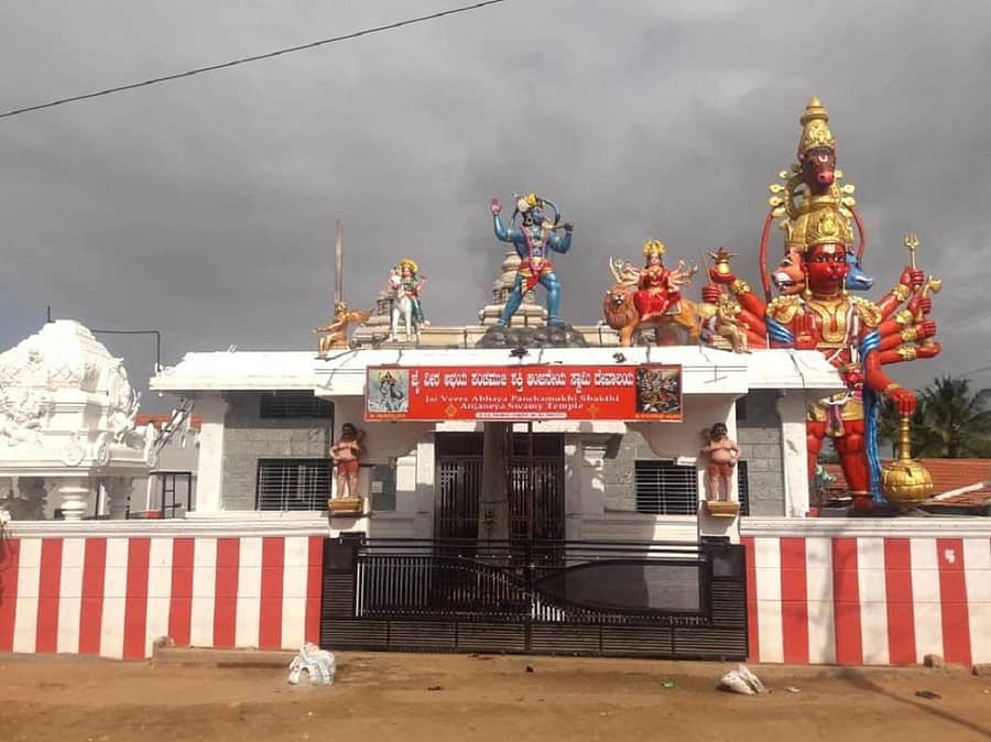 ಉದ್ಯಮಿ ನವೀನ್ ಅವರು ತಮ್ಮ ಸ್ವಗ್ರಾಮದಲ್ಲಿ ನಿರ್ಮಿಸಿರುವ ದೇವಾಲಯ