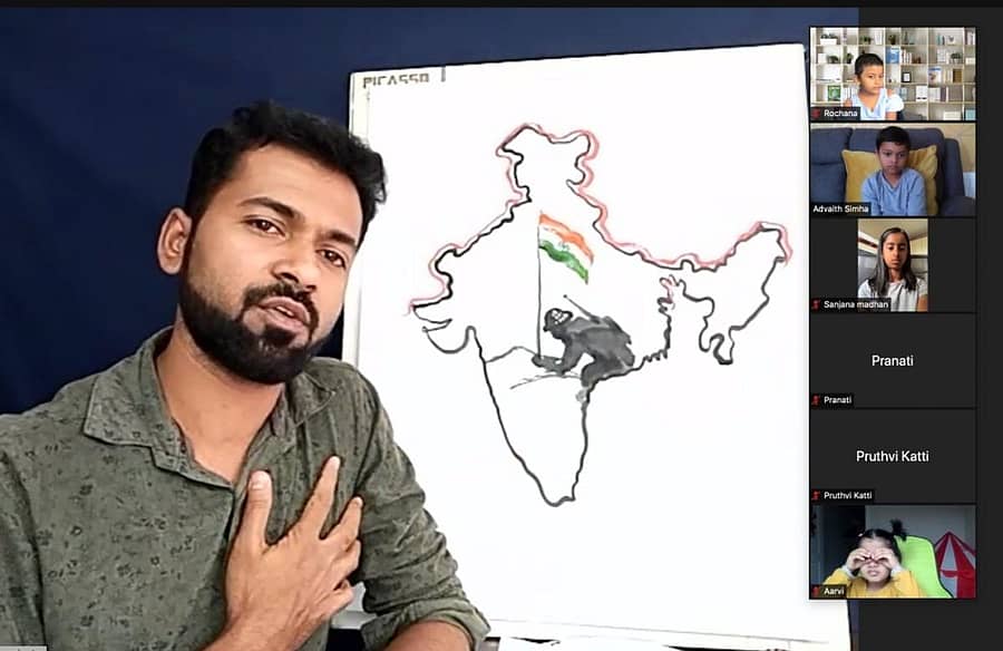 ಐರ್ಲೆಂಡ್ನಲ್ಲಿರುವ ಕನ್ನಡಿಗರ ಮಕ್ಕಳಿಗೆ ಬಂಟ್ವಾಳದ ಶಿವಾನಂದ್ ಅವರು ಆನ್ಲೈನ್ ಮೂಲಕ ಸ್ವಾತಂತ್ರ್ಯದ ಕಥೆ ಹೇಳಿದರು.