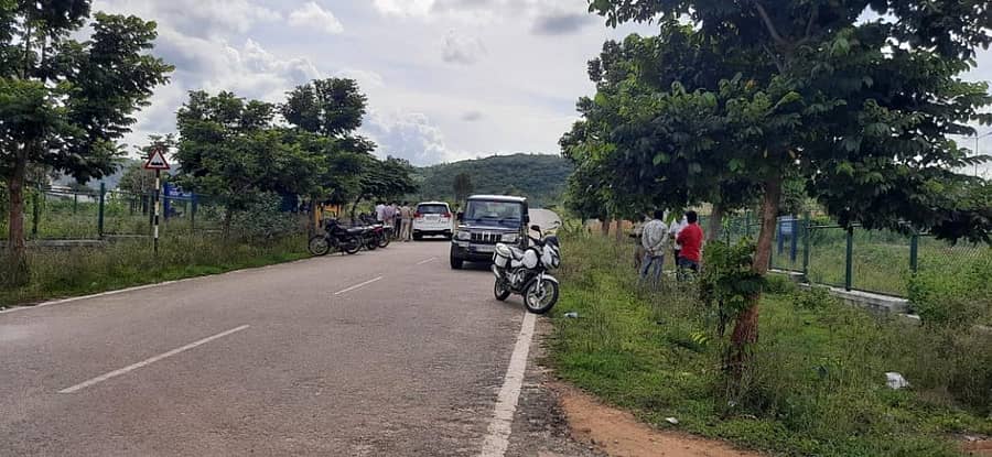 ದುರ್ಘಟನೆ ನಡೆದ ಲಲಿತಾದ್ರಿಪುರ ಗುಡ್ಡದ ಪ್ರದೇಶ