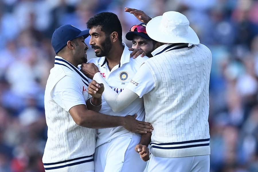 ವಿಕೆಟ್ ಪಡೆದ ಸಂಭ್ರಮದಲ್ಲಿ ಬೂಮ್ರಾ: ಎಎಫ್ಪಿ ಚಿತ್ರ