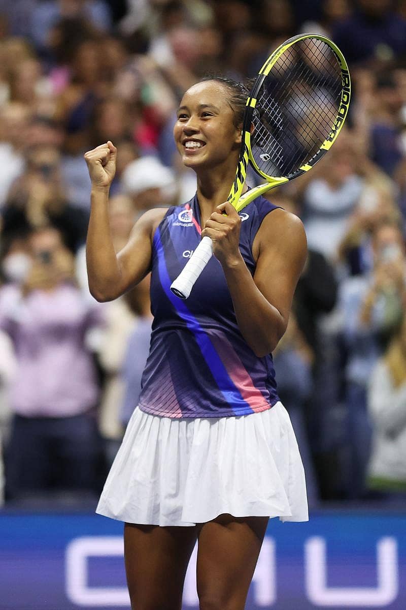 ಲೇಲಾ ಫರ್ನಾಂಡೆಜ್ ಗೆಲುವಿನ ಸಂಭ್ರಮ– ಎಎಫ್ಪಿ ಚಿತ್ರ