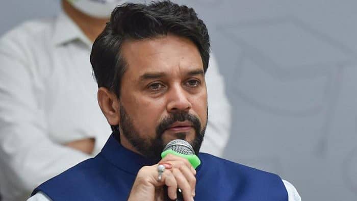 ಸಚಿವ ಅನುರಾಗ್ ಠಾಕೂರ್ (ಪಿಟಿಐ ಚಿತ್ರ)