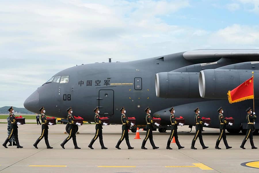 ಚೀನಾ ವಾಯು ಸೇನೆಯ ವಿಮಾನದ ಪ್ರಾತಿನಿಧ ಚಿತ್ರ