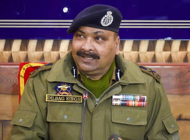 ಜಮ್ಮು ಮತ್ತು ಕಾಶ್ಮೀರ ಪೊಲೀಸ್ ಮುಖ್ಯಸ್ಥ ದಿಲ್ಬಾಗ್ ಸಿಂಗ್