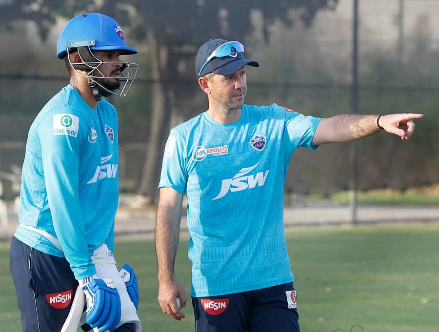 ಶ್ರೇಯಸ್ ಅಯ್ಯರ್ ಮತ್ತು ರಿಕಿ ಪಾಂಟಿಂಗ್