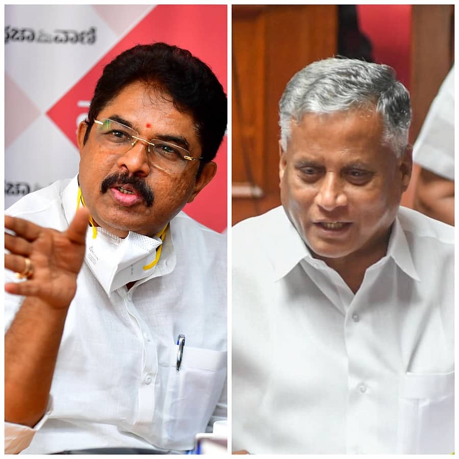 ಆರ್. ಅಶೋಕ, ವಿ. ಸೋಮಣ್ಣ ಅವರ ಸಾಂದರ್ಭಿಕ ಚಿತ್ರ