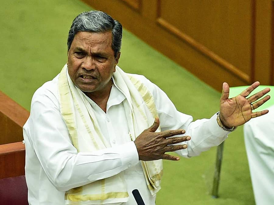 ವಿಧಾನಸಭೆ ವಿರೋಧ ಪಕ್ಷದ ನಾಯಕ ಸಿದ್ದರಾಮಯ್ಯ