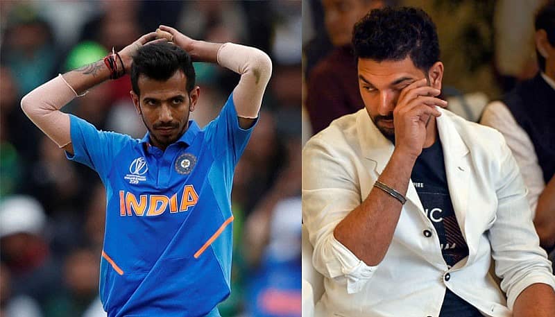 ಕ್ರಿಕೆಟಿಗ ಯಜುವೇಂದ್ರ ಚಾಹಲ್ ಮತ್ತು ಯುವರಾಜ್‌ ಸಿಂಗ್‌