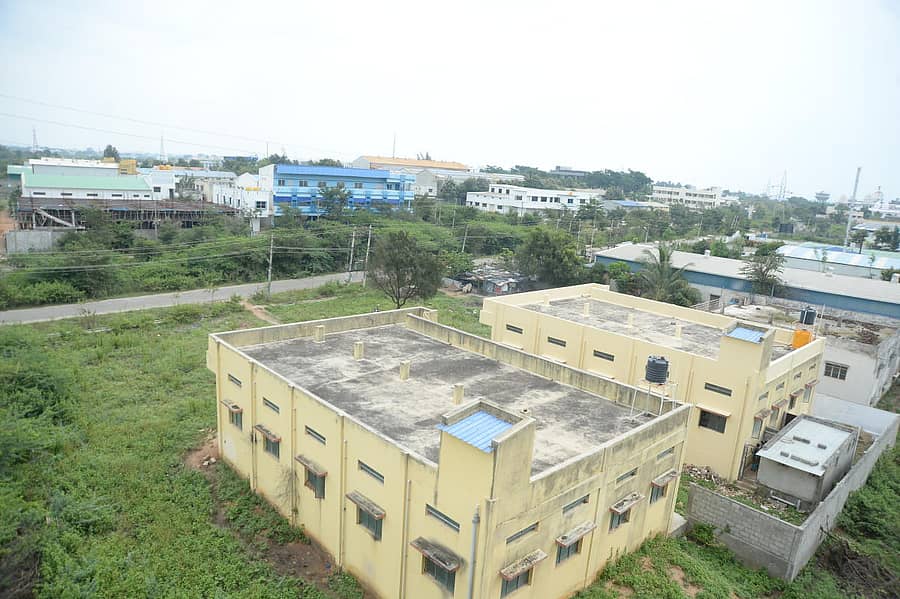 ದಾವಣಗೆರೆ ನಗರಕ್ಕೆ ಸಮೀಪದ ಕರೂರು ಕೈಗಾರಿಕಾ ಪ್ರದೇಶದಲ್ಲಿರುವ ಜವಳಿ ಪಾರ್ಕ್ ನೋಟ. –ಪ್ರಜಾವಾಣಿ ಚಿತ್ರ/ ಸತೀಶ ಬಡಿಗೇರ್