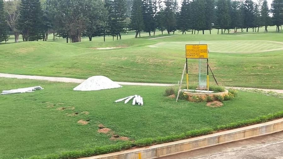 ಈಗಲ್ಟನ್ ಗಾಲ್ಫ್ ಅಂಗಳದ ಸದ್ಯದ ಚಿತ್ರಣ