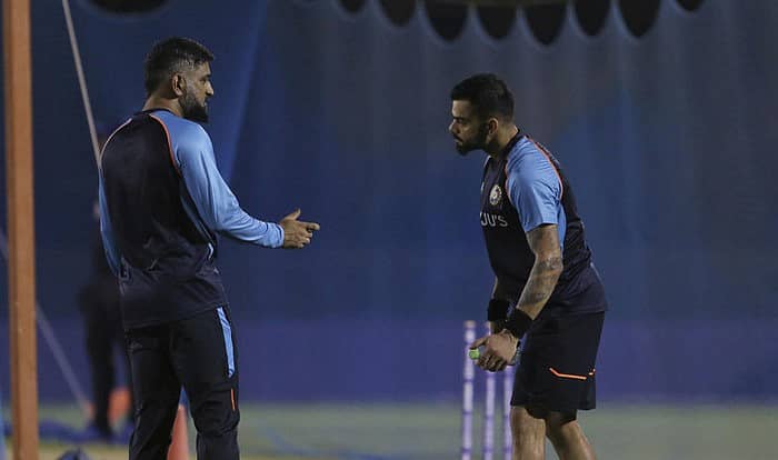 ಮಹೇಂದ್ರ ಸಿಂಗ್ ಧೋನಿ ಹಾಗೂ ವಿರಾಟ್ ಕೊಹ್ಲಿ