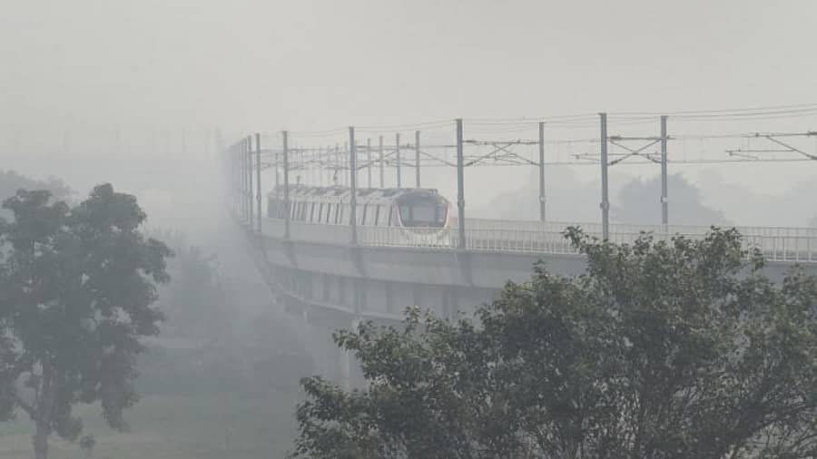 ದೆಹಲಿಯ ವಾಯುಮಾಲಿನ್ಯ: ಪಿಟಿಐ ಚಿತ್ರ