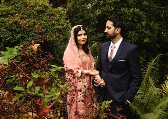 ಪತಿಯೊಂದಿಗೆ ಮಲಾಲಾ – (ಚಿತ್ರ ಕೃಪೆ – ಮಲಾಲಾ ಅವರ ಟ್ವಿಟರ್ ಕಾತೆ)