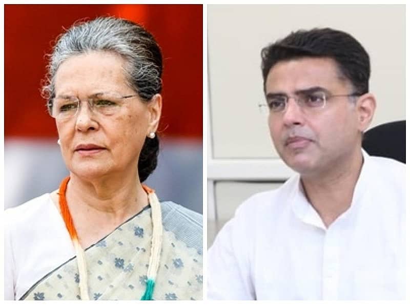 ಸೋನಿಯಾ ಗಾಂಧಿ, ಸಚಿನ್ ಪೈಲಟ್