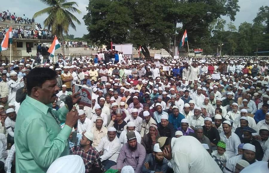 ಪೌರತ್ವ ಕಾಯ್ದೆ ವಿರುದ್ಧ ನಡೆದ ಹೋರಾಟದಲ್ಲಿ ಎಂ.ಬಿ.ಶ್ರೀನಿವಾಸ್ ಮಾತು (ಸಂಗ್ರಹ ಚಿತ್ರ)