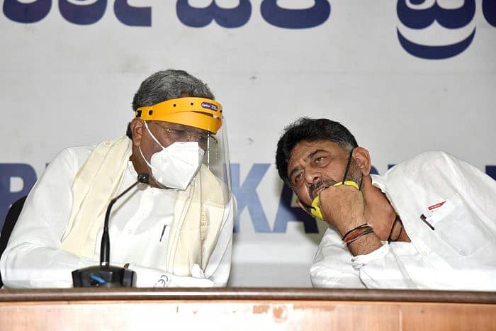 ಸಿದ್ದರಾಮಯ್ಯ ಮತ್ತು ಡಿ.ಕೆ.ಶಿವಕುಮಾರ್ (ಸಂಗ್ರಹ ಚಿತ್ರ)