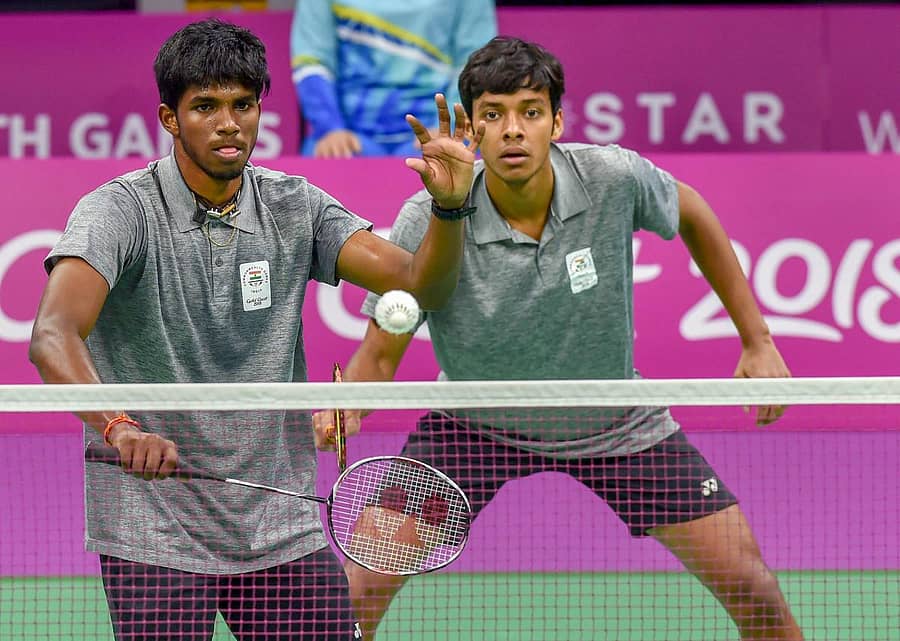 ಸಾತ್ವಿಕ್ ಸಾಯಿರಾಜ್ ರಣಕಿರೆಡ್ಡಿ– ಚಿರಾಗ್ ಶೆಟ್ಟಿ– ಪಿಟಿಐ ಚಿತ್ರ