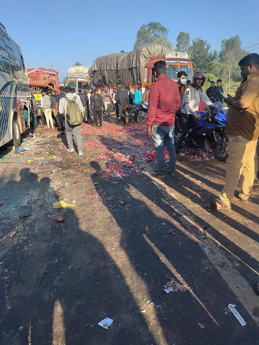 ಅಪಘಾತದ ದೃಶ್ಯ