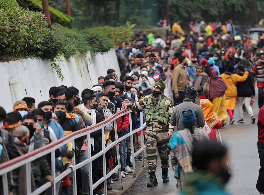 ವೈಷ್ಣೋ ದೇವಿ ಮಂದಿರ: ಪಿಟಿಐ ಚಿತ್ರ