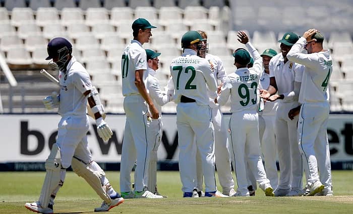 ದಕ್ಷಿಣ ಆಫ್ರಿಕಾ ಆಟಗಾರರು ಸಂಭ್ರಮ