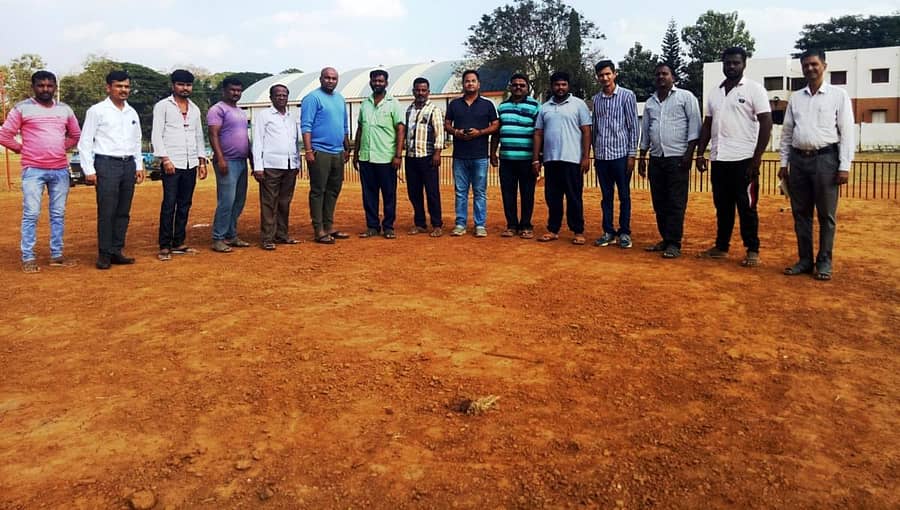 ಹರಿಹರದ ಗಾಂಧಿ ಮೈದಾನದಲ್ಲಿ ಸೋಮವಾರದಿಂದ ಆರಂಭವಾಗುವ ರಾಜ್ಯ ಮಟ್ಟದ ಹೊನಲು ಬೆಳಕಿನ ಕುಸ್ತಿ ಪಂದ್ಯಾವಳಿಗೆ ಸಿದ್ಧತೆ ನಡೆದಿದೆ.