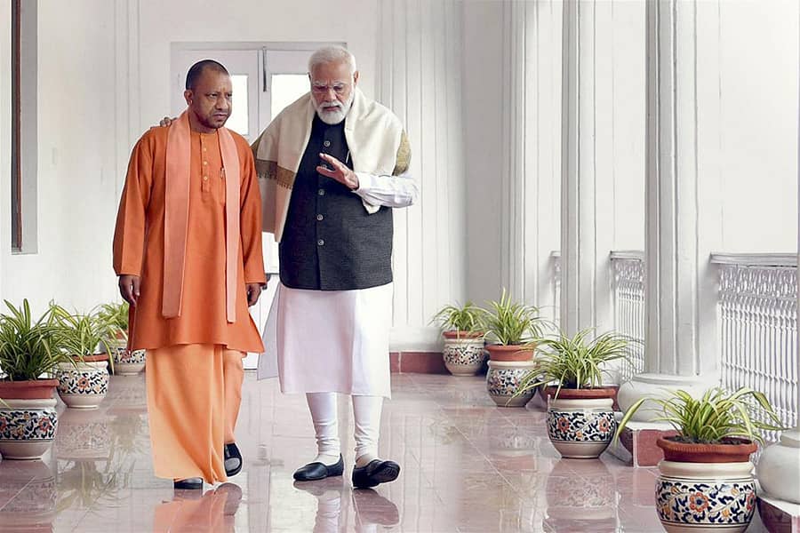 ಯೋಗಿ ಆದಿತ್ಯನಾಥ ಮತ್ತು ಮೋದಿ
