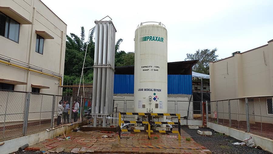 ಬೆಳಗಾವಿ ಜಿಲ್ಲಾಸ್ಪತ್ರೆ ಆವರಣದಲ್ಲಿ ವೈದ್ಯಕೀಯ ಆಮ್ಲಜನಕ ಸಂಗ್ರಹಕ್ಕೆ ಘಟಕ ಸಿದ್ಧಪಡಿಸಲಾಗಿದೆ