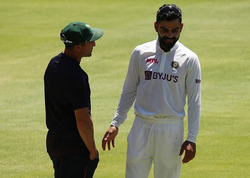 ಡೀನ್ ಎಲ್ಗರ್ ಮತ್ತು ವಿರಾಟ್ ಕೊಹ್ಲಿ