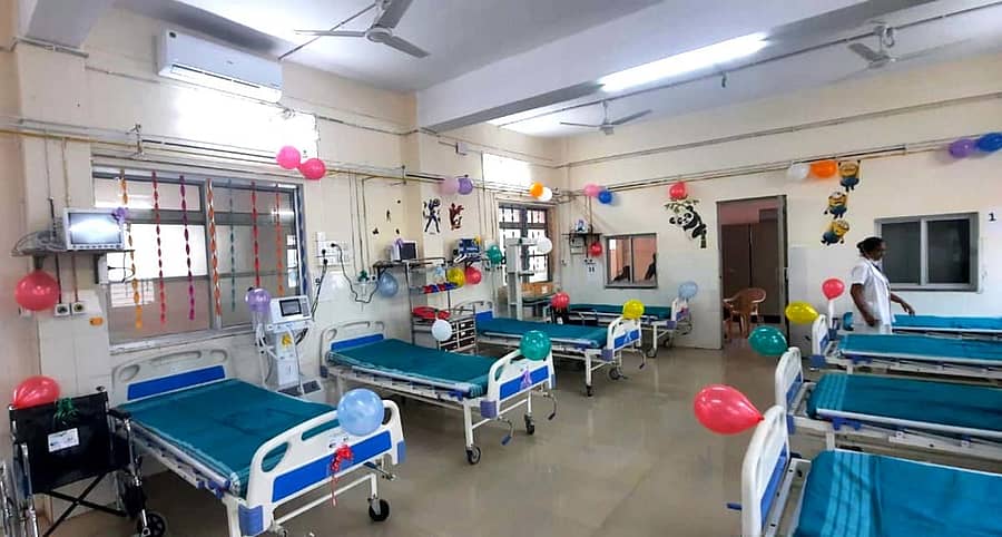 ವಿಜಯಪುರ ಜಿಲ್ಲಾಸ್ಪತ್ರೆಯಲ್ಲಿ ‘ಮಕ್ಕಳ ಕೋವಿಡ್ ವಾರ್ಡ್’ ಅನ್ನು ವಿಶೇಷವಾಗಿ ಸಜ್ಜುಗೊಳಿಸಲಾಗಿದೆ –ಪ್ರಜಾವಾಣಿ ಚಿತ್ರ