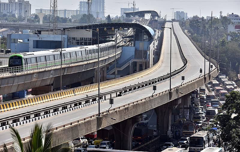 ತುಮಕೂರು ರಸ್ತೆಯಲ್ಲಿನ ಶಿವಕುಮಾರಸ್ವಾಮೀಜಿ ಮೇಲ್ಸೇತುವೆ –ಪ್ರಜಾವಾಣಿ ಚಿತ್ರಗಳು/ಅನೂಪ್ ರಾಘ ಟಿ.