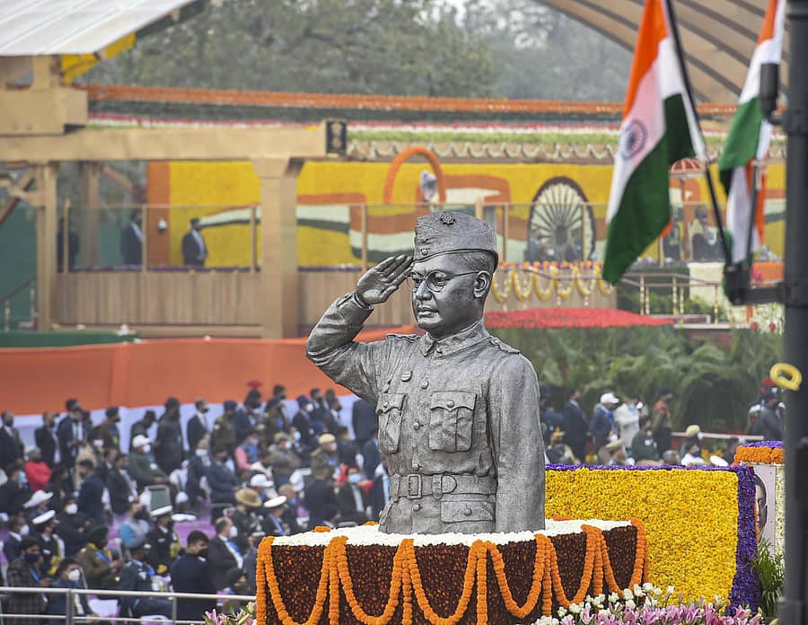 ಕೇಂದ್ರ ಲೋಕೋಪಯೋಗಿ ಇಲಾಖೆಯ ಸ್ತಬ್ಧಚಿತ್ರದಲ್ಲಿ ನೇತಾಜಿ