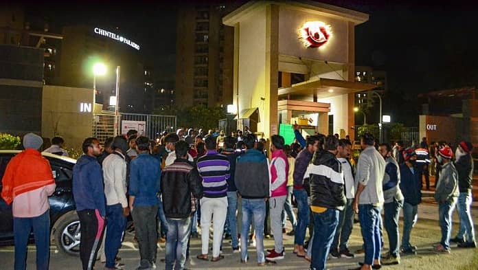 ಗುರುಗ್ರಾಮ: ವಸತಿ ಕಟ್ಟಡದ ಮೇಲ್ಛಾವಣಿ ಕುಸಿತ