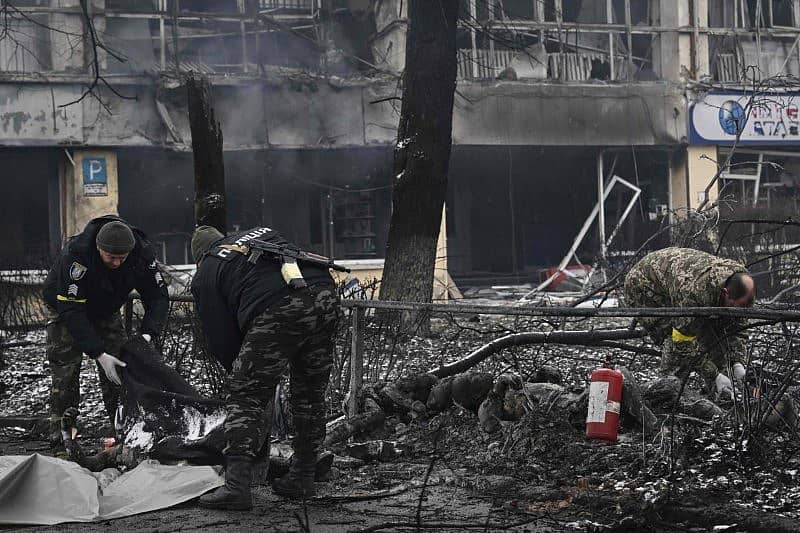 ಉಕ್ರೇನ್ನಲ್ಲಿ ರಷ್ಯಾ ನಡೆಸಿರುವ ದಾಳಿಯ ದೃಶ್ಯ