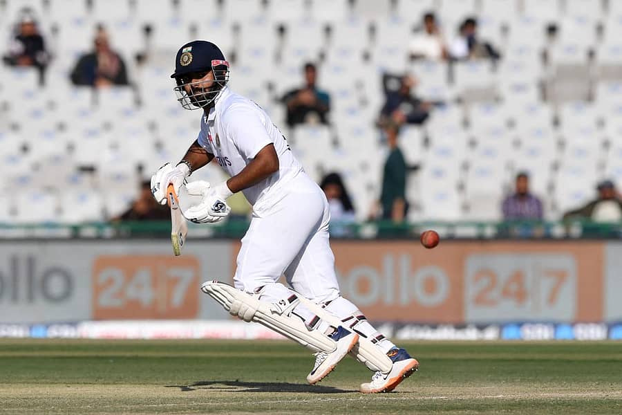 ರಿಷಭ್ ಪಂತ್ ಅವರು ರನ್ಗಾಗಿ ಓಡಿದ್ದು ಹೀಗೆ (ಎಎಫ್ಪಿ ಚಿತ್ರ)