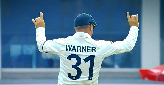 ಡೇವಿಡ್ ವಾರ್ನರ್‌ (ಪಿಸಿಬಿ ಟ್ವಿಟರ್‌ ಚಿತ್ರ)